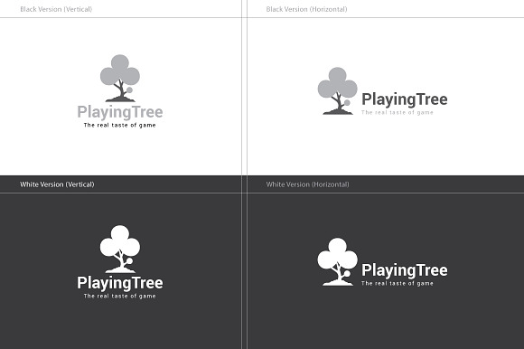 Playing Tree Logo in Logo Templates - product preview 4