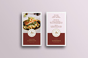 Elegant Food Business Card