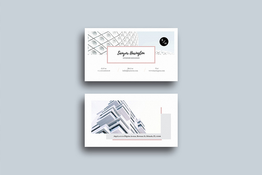 Modern Stylish Business Card in Business Card Templates - product preview 8