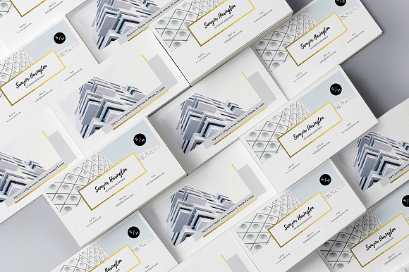 Modern Stylish Business Card in Business Card Templates - product preview 3