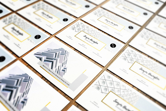 Modern Stylish Business Card in Business Card Templates - product preview 4