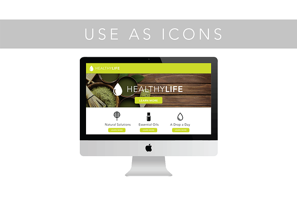 [80% OFF] Nature & Health Icon Set in Health Icons - product preview 4