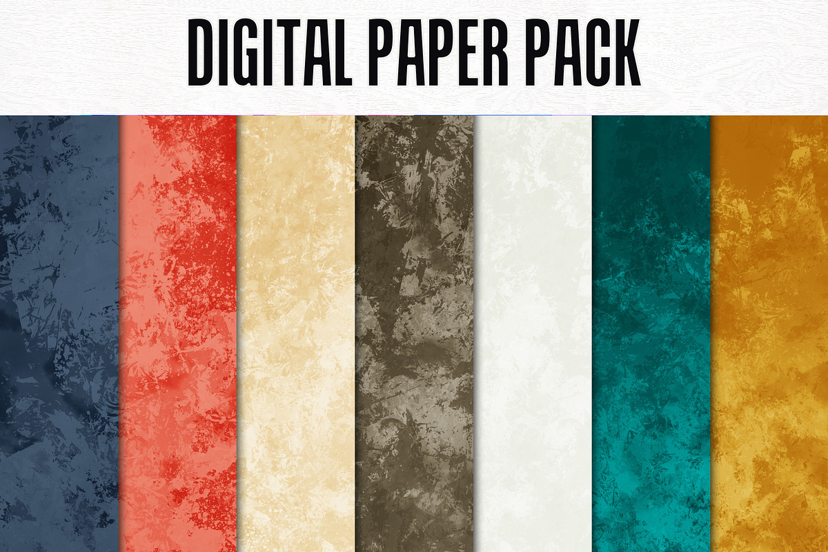 Digital Paper Pack: Be Bold Solids 2 in Textures - product preview 8