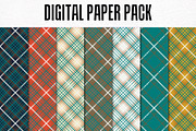 Digital Paper Pack: Be Bold Plaid