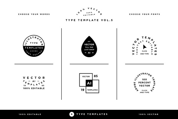 Type Template Vol. 5
