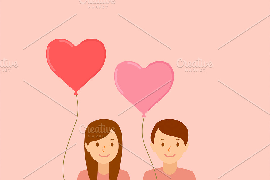 Illustrations of Valentine's items in Illustrations - product preview 8