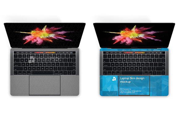 MacBook Pro 13 2016 with Touch Bar  in Product Mockups - product preview 2