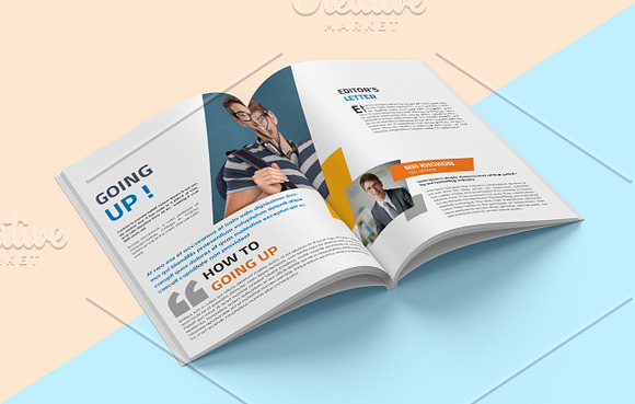 Business Magazine Template in Magazine Templates - product preview 3