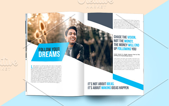 Business Magazine Template in Magazine Templates - product preview 11