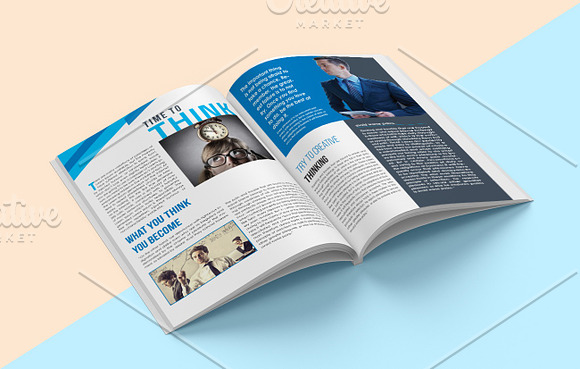 Business Magazine Template in Magazine Templates - product preview 16