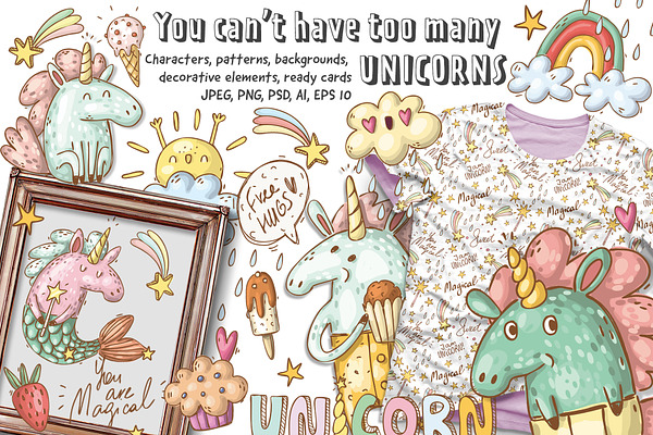 Unicorns and rainbows