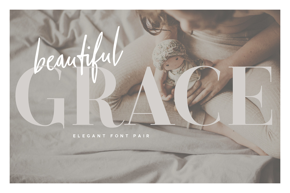 Beautiful Grace - Elegant Font Pair in Elegant Fonts - product preview 8