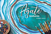 Agate watercolor texture backgrounds