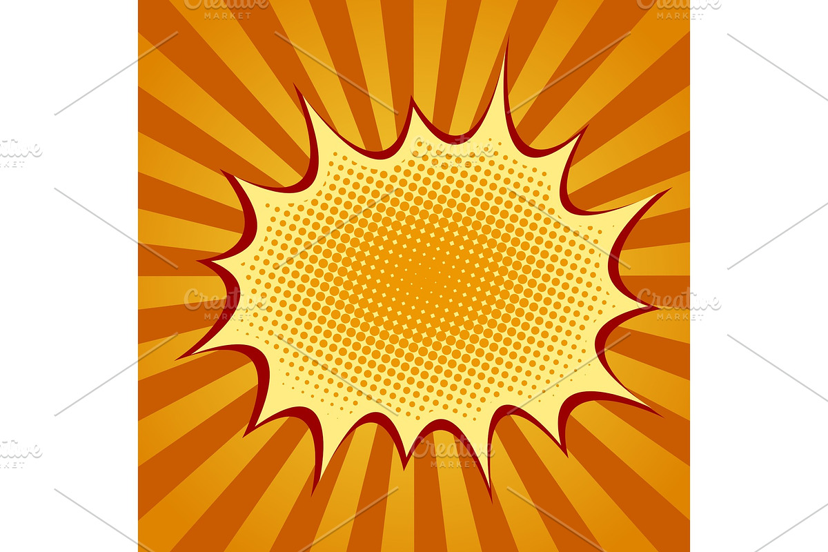 Yellow halftone background vector illustration in Textures - product preview 8