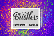 Bristles Procreate lettering brush