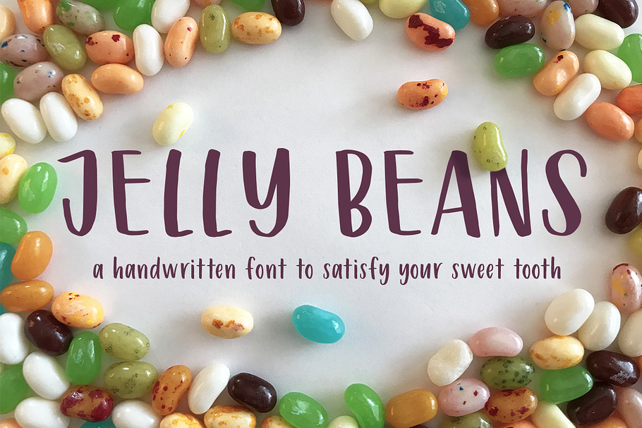 Jelly Beans in Sans-Serif Fonts - product preview 8