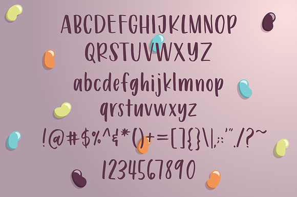 Jelly Beans in Sans-Serif Fonts - product preview 2