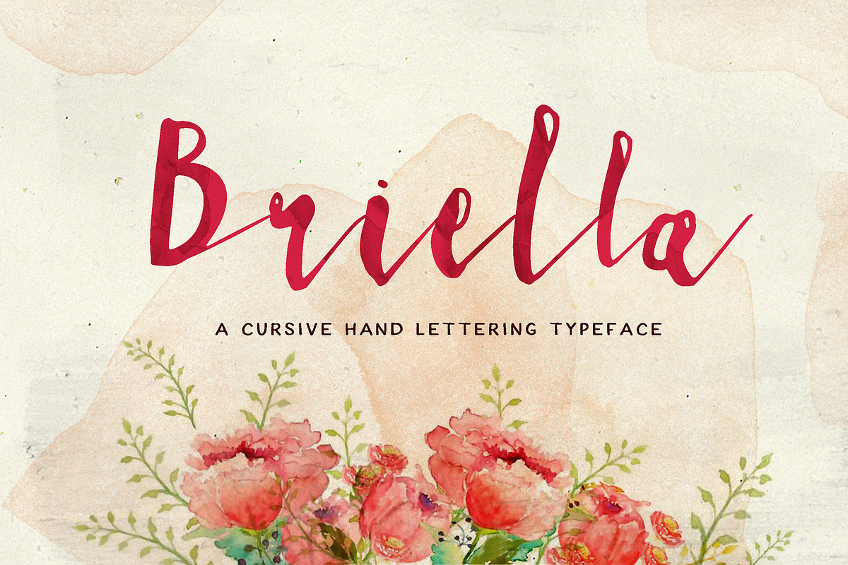 Briella Script in Script Fonts - product preview 8