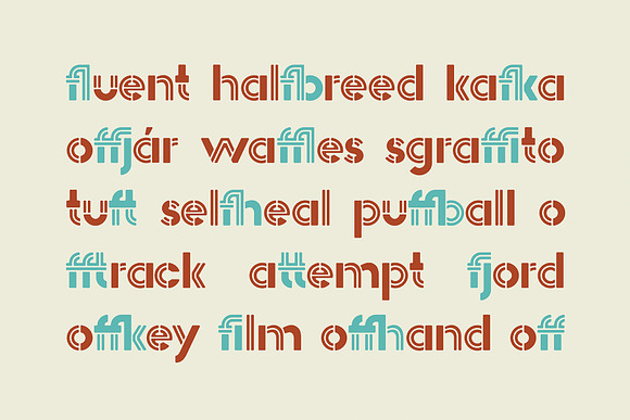 Pikolo Block Alter Font in Block Fonts - product preview 6