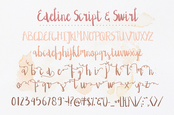 Edeline Script in Script Fonts - product preview 4