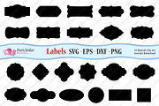 SVG Labels clip art