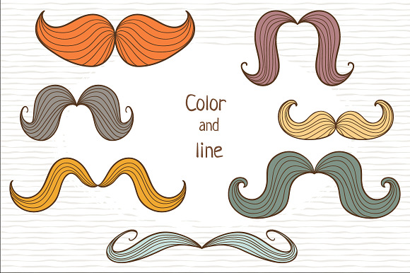 The great mustache set in Illustrations - product preview 2
