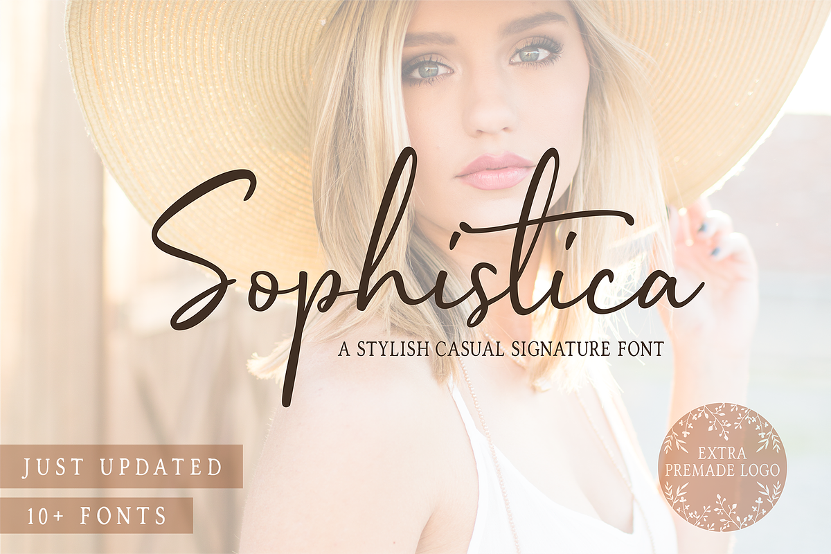 Sophistica - 10 Fonts & Ext in Script Fonts - product preview 8