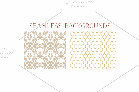 Flowers, Backgrounds, & Borders in Illustrations - product preview 1