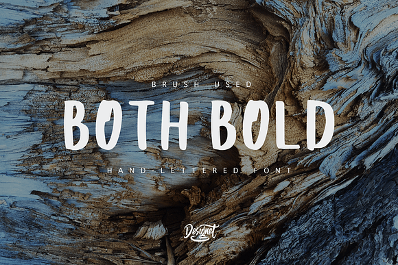 BothBold -Hand-lettered Display font in Display Fonts - product preview 1