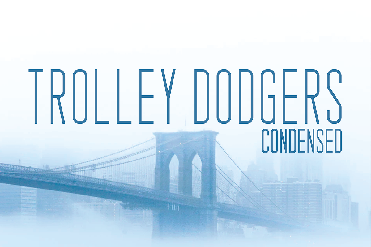 Trolley Dodgers Typeface in Sans-Serif Fonts - product preview 8