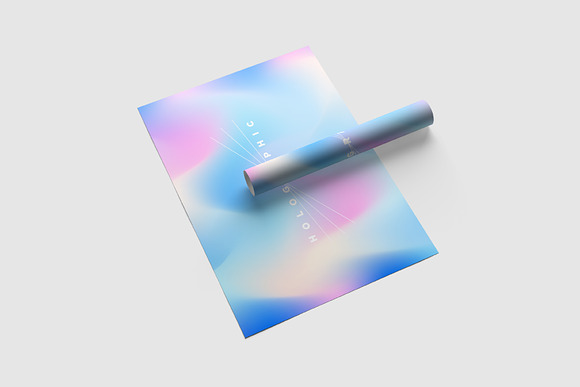 100 HOLOGRAPHIC GRADIENTS BUNDLE in Textures - product preview 3