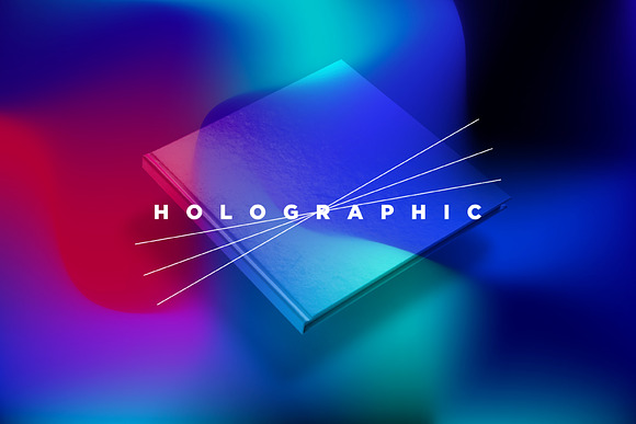 100 HOLOGRAPHIC GRADIENTS BUNDLE in Textures - product preview 9
