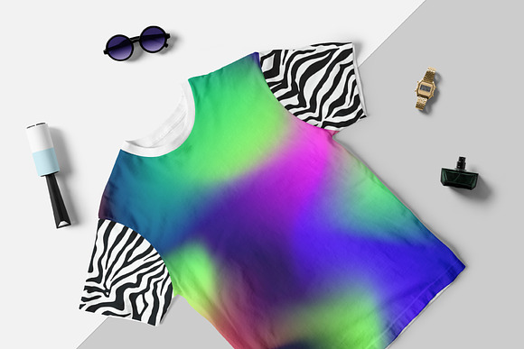 100 HOLOGRAPHIC GRADIENTS BUNDLE in Textures - product preview 11