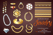 Jewelry Objects Set