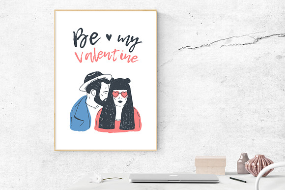 Happy Valentine's day in Illustrations - product preview 6