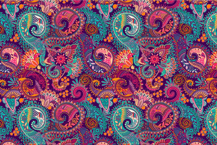 2 Floral Seamless Patterns in Patterns - product preview 8