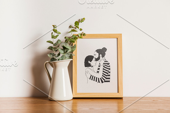 Love couples and greeting cards in Illustrations - product preview 8