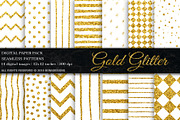 Gold Glitter Digital Paper