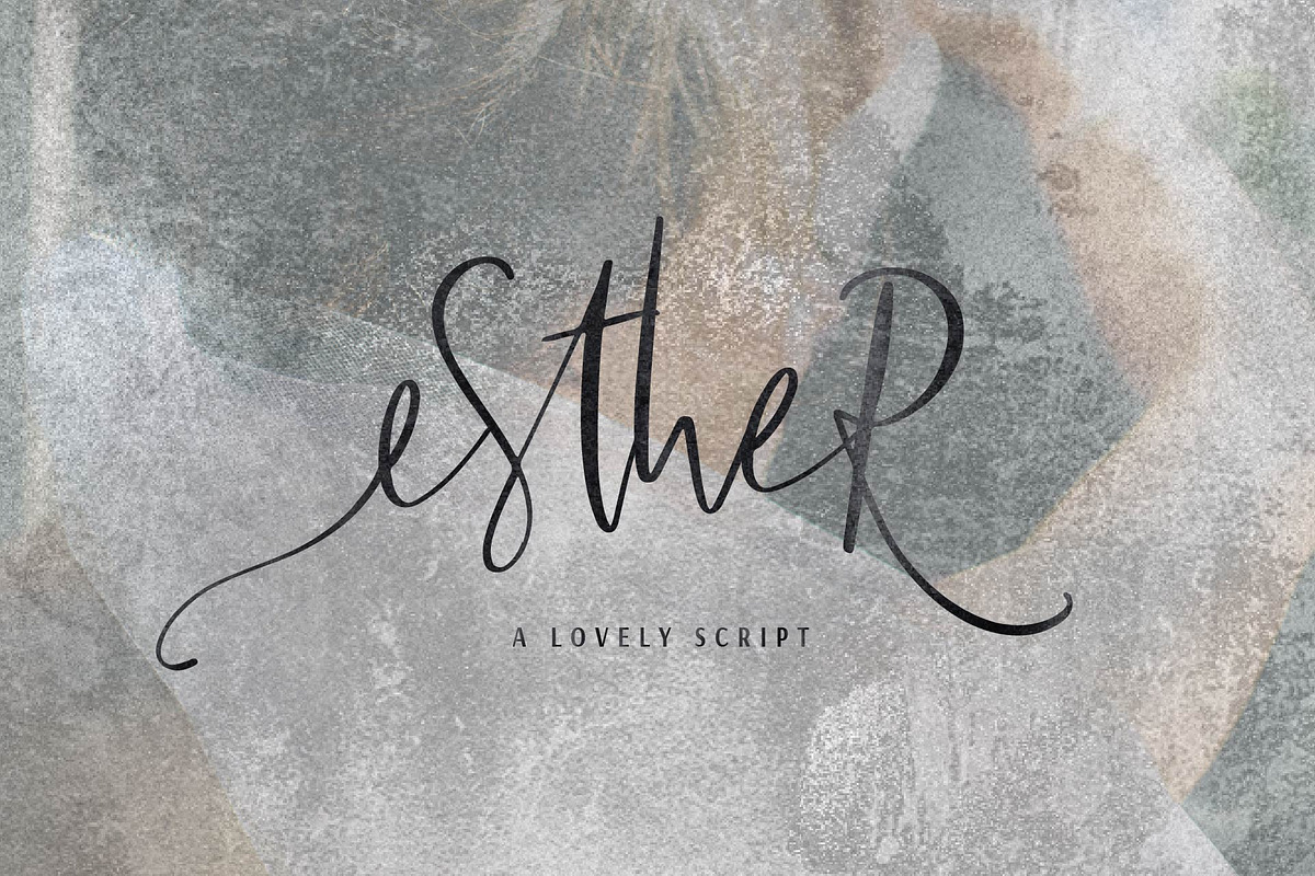Esther | A Lovely Script in Script Fonts - product preview 8