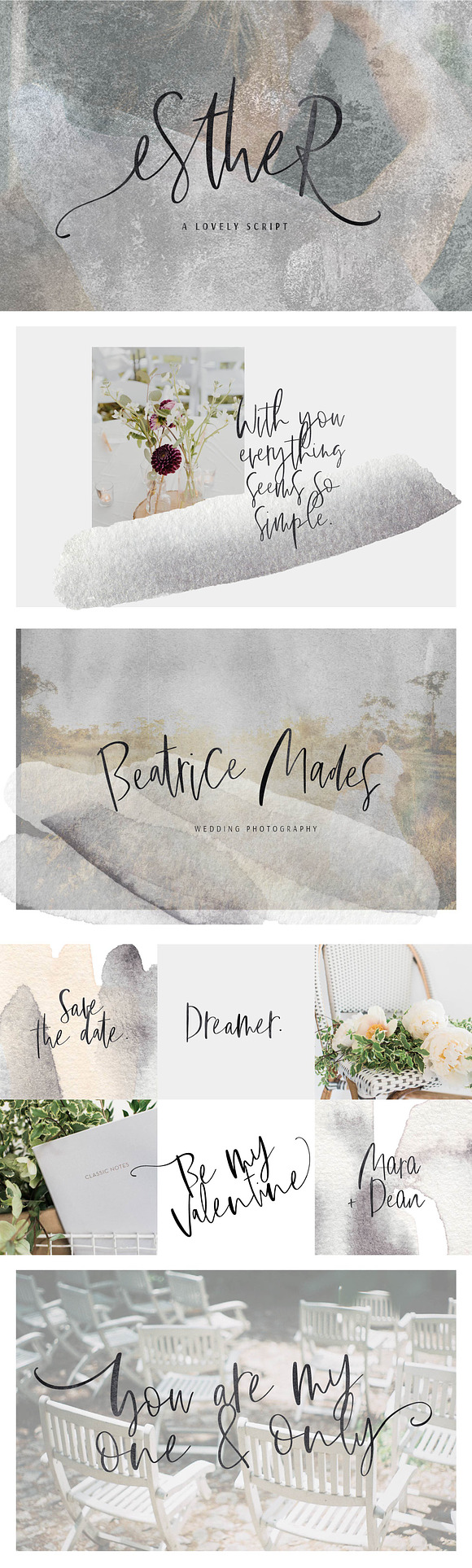 Esther | A Lovely Script in Script Fonts - product preview 9