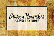 Grungy Flourishes Paper Textures