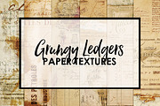 Grungy Ledgers Paper Textures
