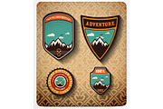 Adventure badge set