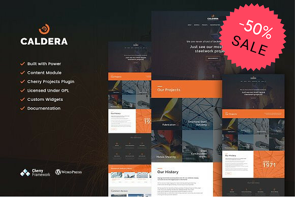 Steelworks & Constructions Wordpress in WordPress Business Themes - product preview 6