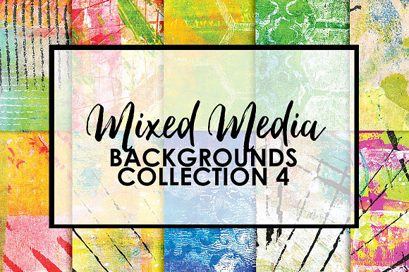 Mixed Media Backgrounds 4 in Textures - product preview 5