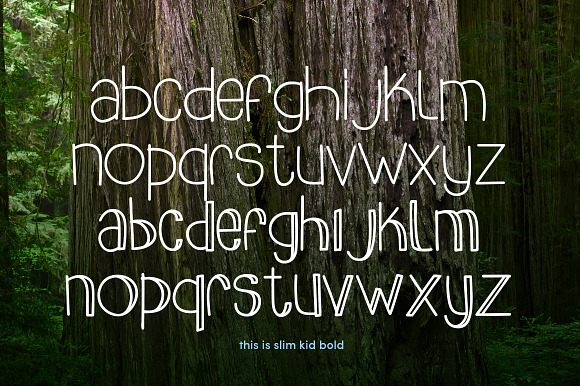slim kid typeface in Fonts - product preview 3