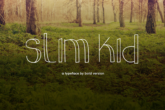 slim kid typeface in Fonts - product preview 4