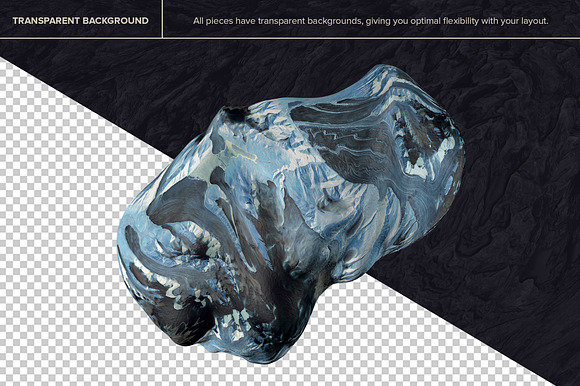 Dimension: 30 Abstract 3D Shapes in Textures - product preview 2