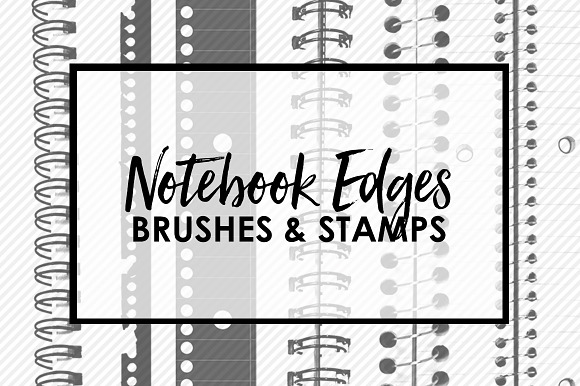Notebook PS Brushes & Stamps in Photoshop Brushes - product preview 2