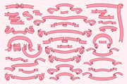 vector Ribbons color items 03